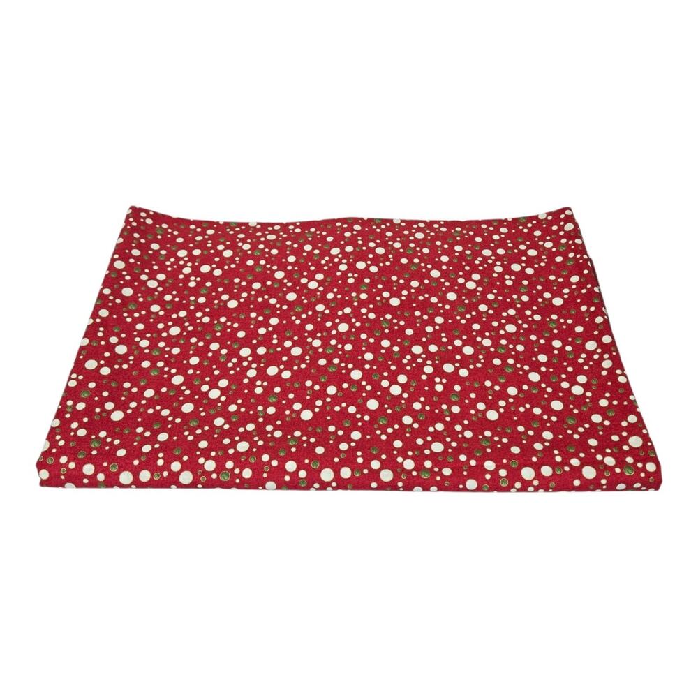 Windham Fabrics Holiday Magic Christmas Fabric 4 Yards Red Dots Circles Festive
